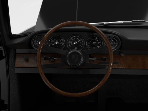 Porsche 911 Targa 1967 HQ Modèle 3D