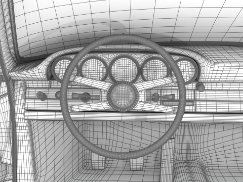 Porsche 911 Targa 1967 HQ Modèle 3D