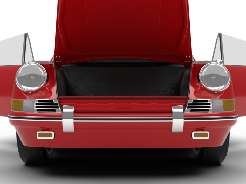 Porsche 911 Targa 1967 HQ 3D 모델