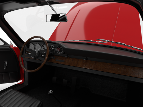 Porsche 911 Targa 1967 HQ 3D 모델