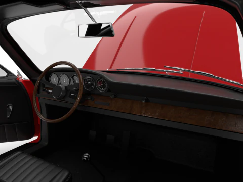 Porsche 911 Targa 1967 HQ 3D Model