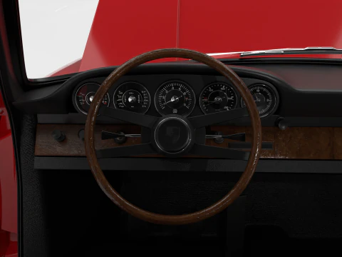 Porsche 911 Targa 1967 HQ 3D Model