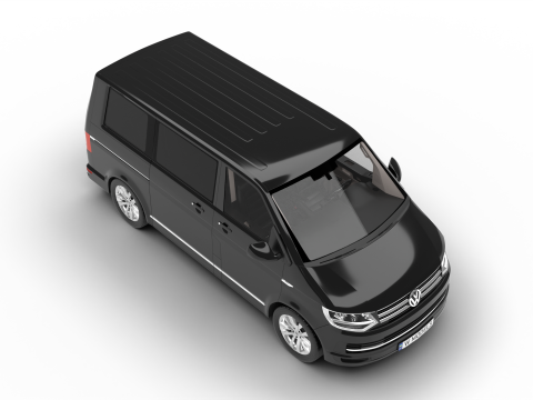 Volkswagen Tranporter T6 Multivan 2019 Modello 3D