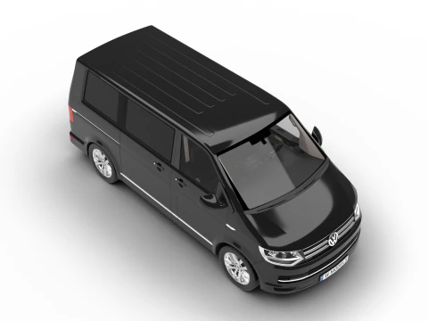 Volkswagen Tranporter T6 Multivan 2019 3D Model