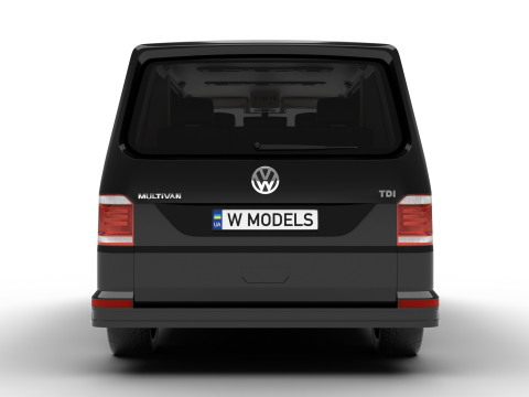 Volkswagen Tranporter T6 Multivan 2019 Modello 3D