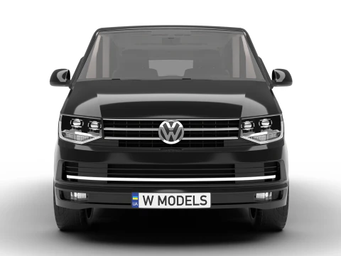 Volkswagen Tranporter T6 Multivan 2019 3D Model