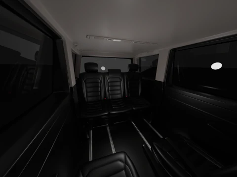Volkswagen Tranporter T6 Multivan 2019 3D Model