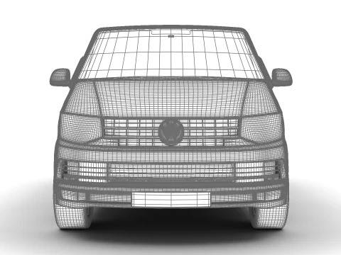 Volkswagen Tranporter T6 Multivan 2019 3D Model