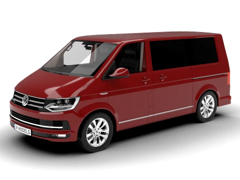 Volkswagen Tranporter T6 Multivan 2019 3D Model