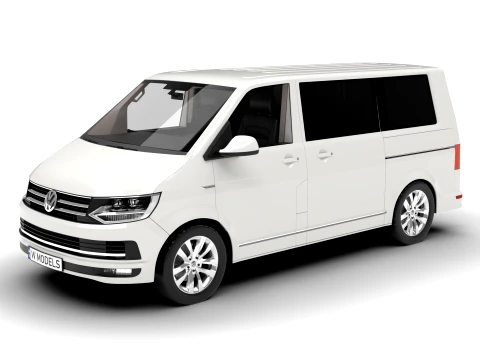 Volkswagen Tranporter T6 Multivan 2019 3D Model