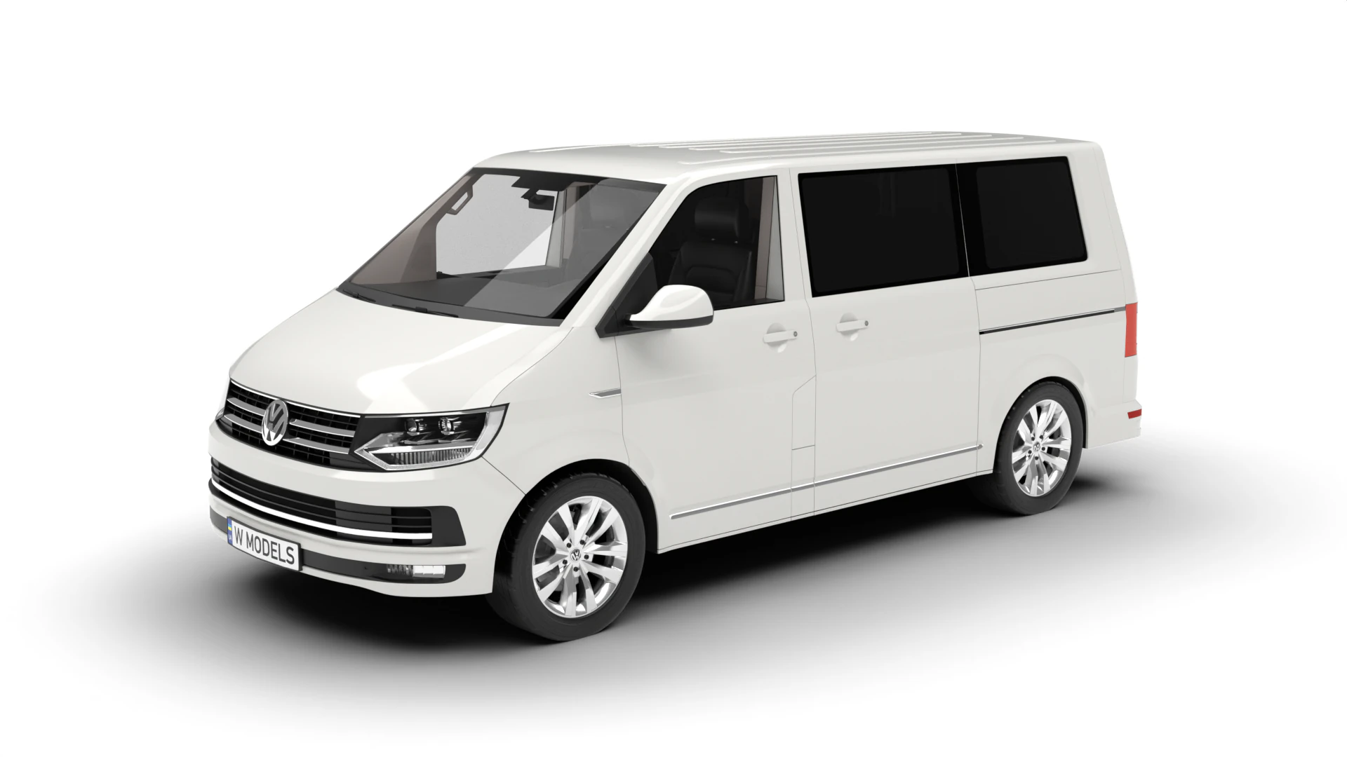 Volkswagen Tranporter T6 Multivan 2019 3D Model .c4d .max .obj .3ds .fbx .stl .blend 