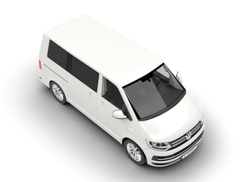 Volkswagen Tranporter T6 Multivan 2019 3D Model