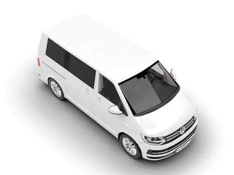 Volkswagen Tranporter T6 Multivan 2019 3D Model