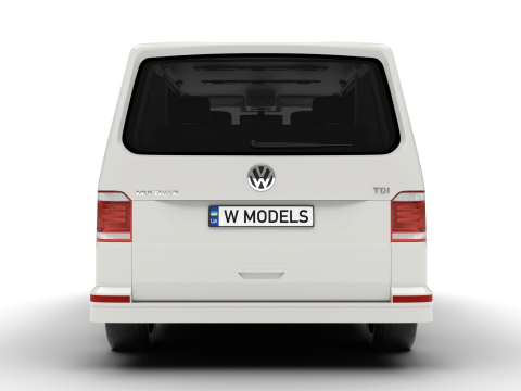 Volkswagen Tranporter T6 Multivan 2019 3D Model