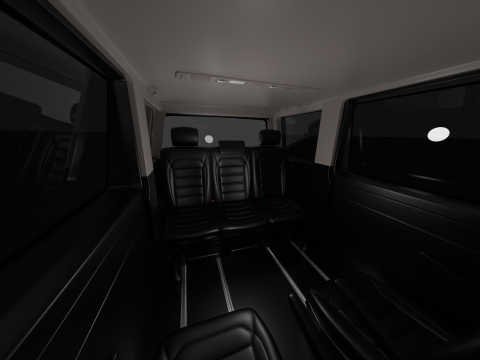Volkswagen Tranporter T6 Multivan 2019 3D Model