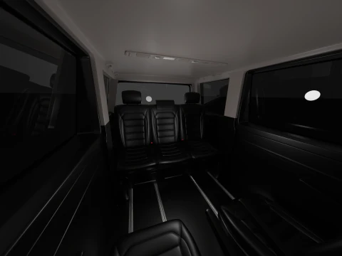 Volkswagen Tranporter T6 Multivan 2019 3D Model