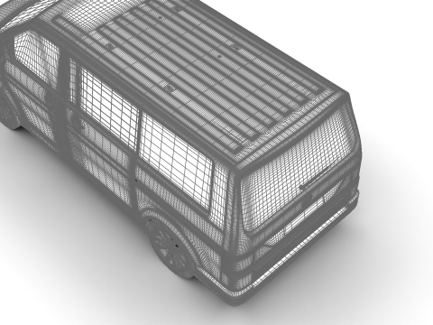 Volkswagen Tranporter T6 Multivan 2019 3D Model