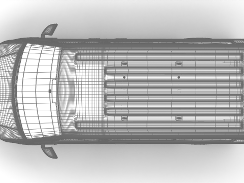 Volkswagen Tranporter T6 Multivan 2019 3D Model