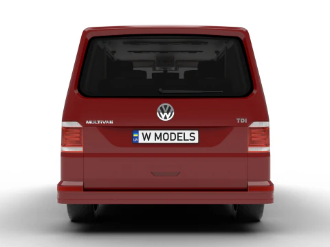 Volkswagen Tranporter T6 Multivan 2019 3D Model
