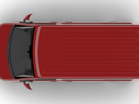 Volkswagen Tranporter T6 Multivan 2019 3D Model