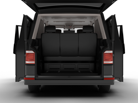 Volkswagen Tranporter T6 Multivan 2019 HQ Model 3D