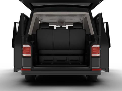 Volkswagen Tranporter T6 Multivan 2019 HQ 3D Model