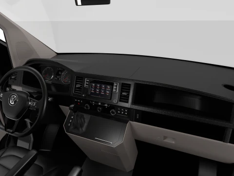 Volkswagen Tranporter T6 Multivan 2019 HQ 3D Model
