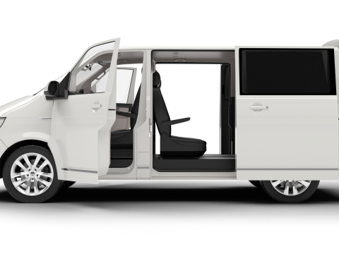 Volkswagen Tranporter T6 Multivan 2019 HQ 3Dモデル