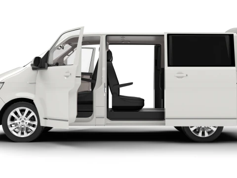 Volkswagen Tranporter T6 Multivan 2019 HQ 3D Model