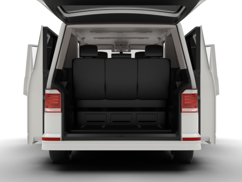 Volkswagen Tranporter T6 Multivan 2019 HQ 3Dモデル