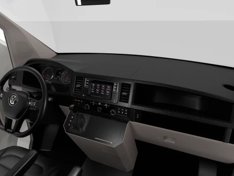 Volkswagen Tranporter T6 Multivan 2019 HQ 3D Model