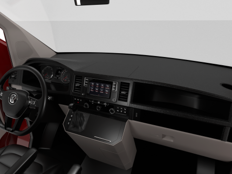 Volkswagen Tranporter T6 Multivan 2019 HQ 3D-Modell