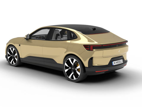 Polestar 4 2024 3D मॉडल