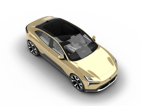 Polestar 4 2024 3D मॉडल