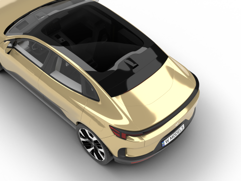 Polestar 4 2024 3D मॉडल