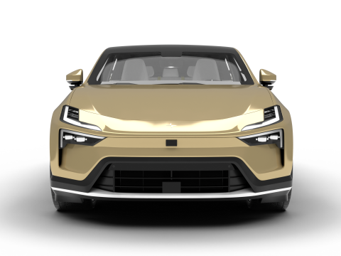 Polestar 4 2024 3D मॉडल