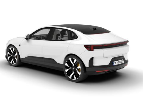 Polestar 4 2024 3D-Modell