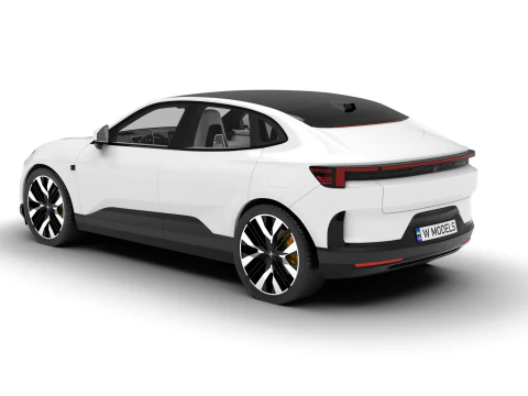 Polestar 4 2024 3D Model