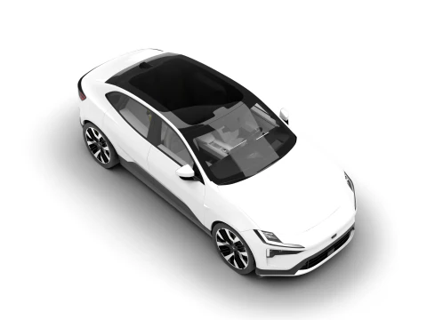 Polestar 4 2024 3D Model