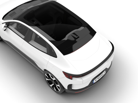 Polestar 4 2024 3D-Modell