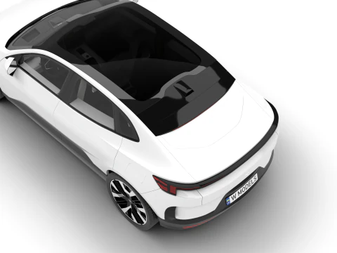 Polestar 4 2024 3D Model