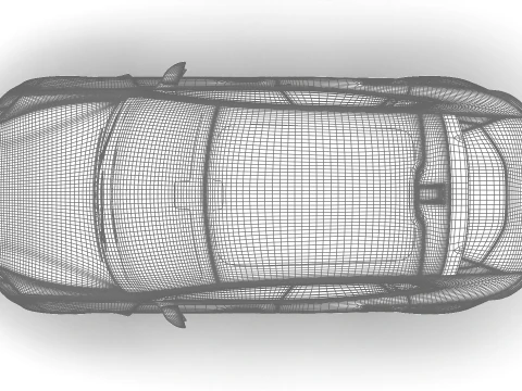 Polestar 4 2024 3D Model