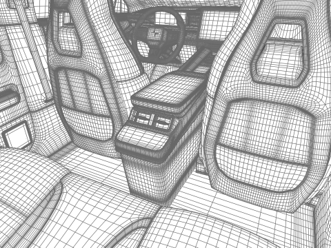 Polestar 4 2024 3D-Modell
