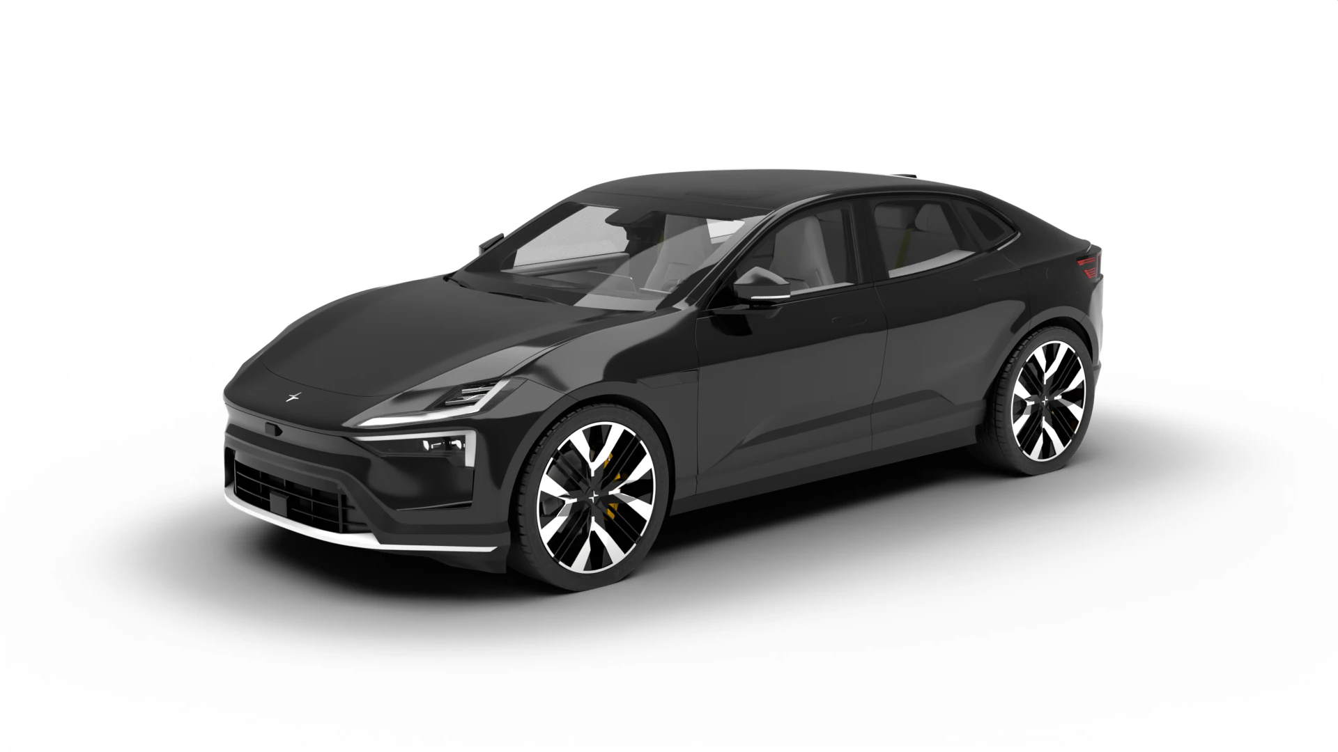 Polestar 4 2024 3D Model .c4d .max .obj .3ds .fbx .stl .blend