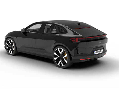 Polestar 4 2024 3D Model