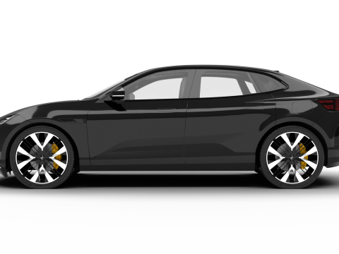 Polestar 4 2024 3Dモデル