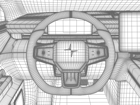 Polestar 4 2024 3D Model