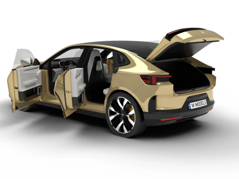 Polestar 4 2024 QG Modelo 3D