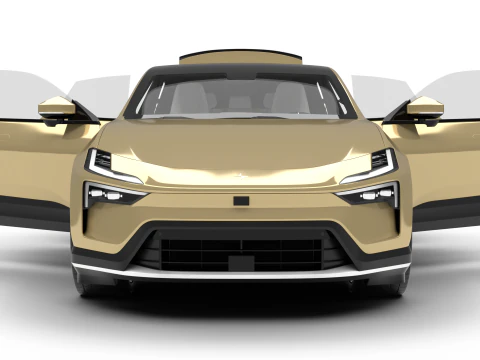 Polestar 4 2024 QG Modelo 3D