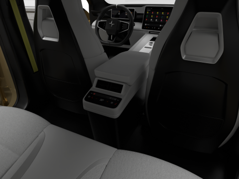 Polestar 4 2024 HQ 3D Модель